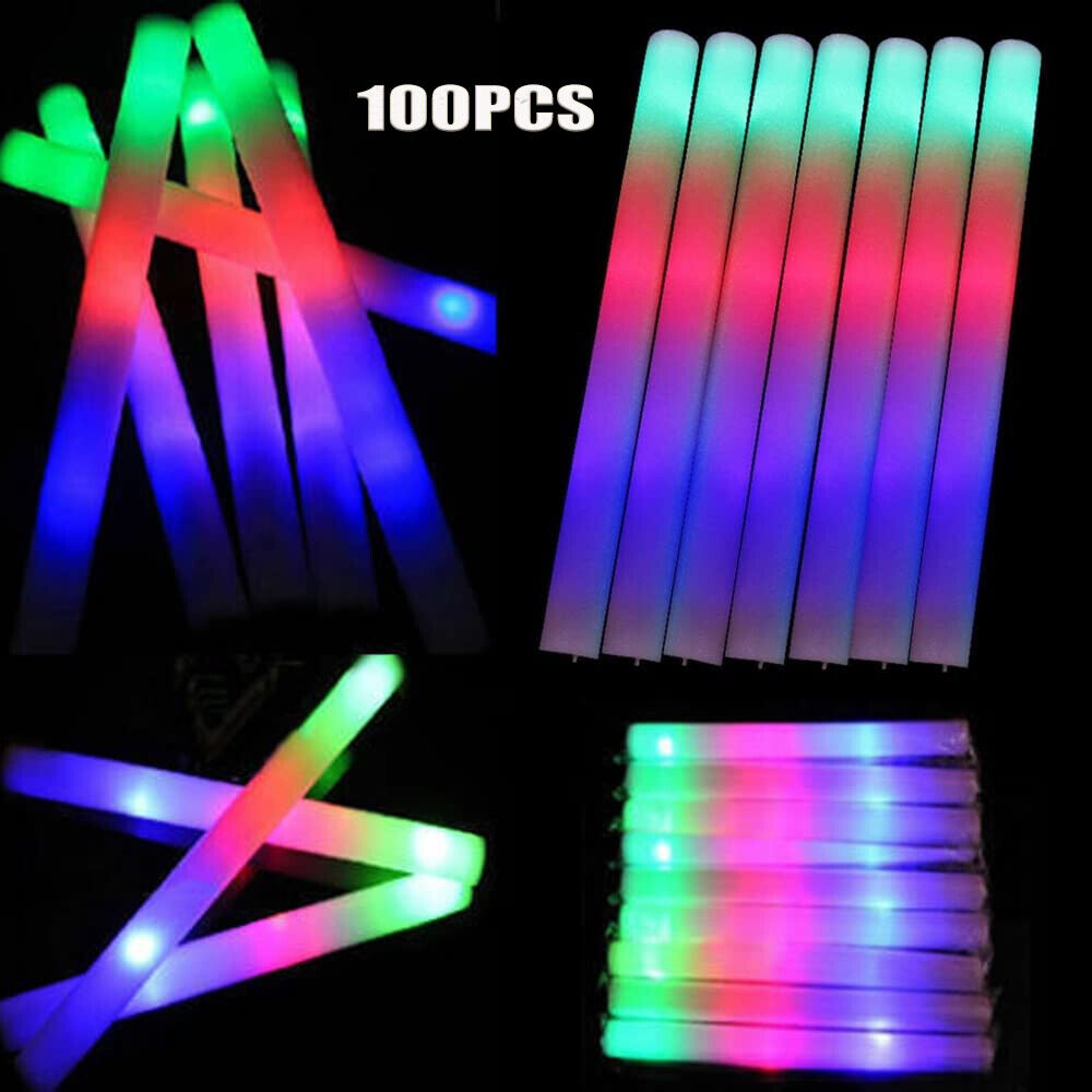 Wedding Supply Bulk - Leuchtstäbe im Großpack, 100 Stück LED-Leuchtstäbe