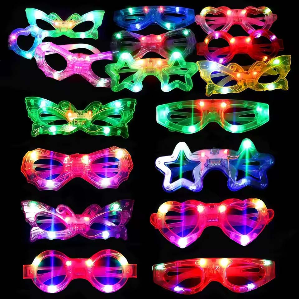 Wedding Supply Bulk - Leuchtende Brille im Großhandel, LED-Leuchtbrillen 2024,