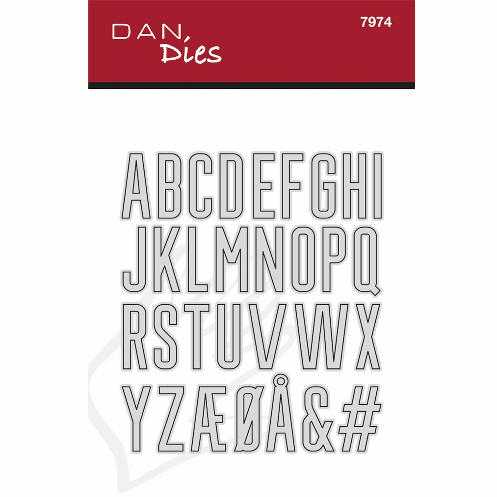 Wedding Party Supply Store - Stort T-Shirt Alphabet – Store Bogstaver