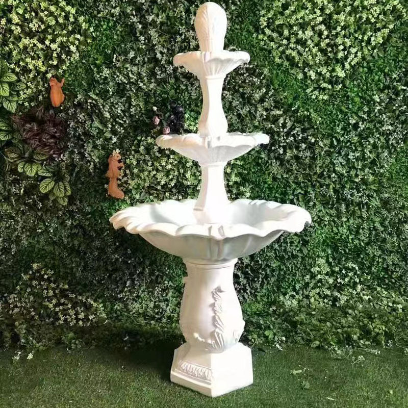 Wedding Fountain - 2 Meter dünner Glasfaserbrunnen, Glasfaserbrunnen, Hochzeitsbrunnen,