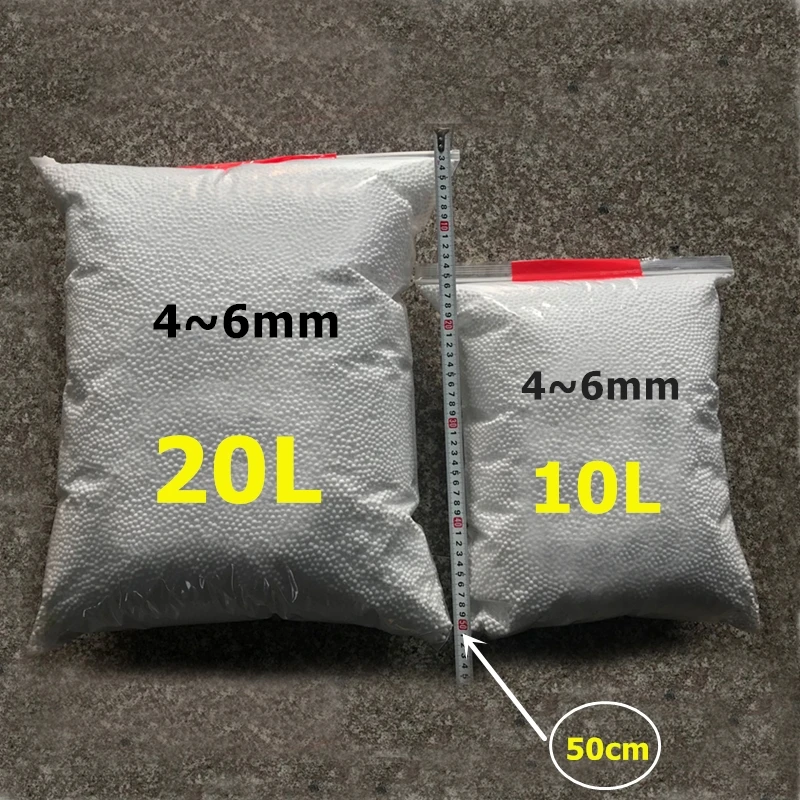 Wedding Z - 4-6mm 10L/20L Weiße Styroporkugeln zum Füllen