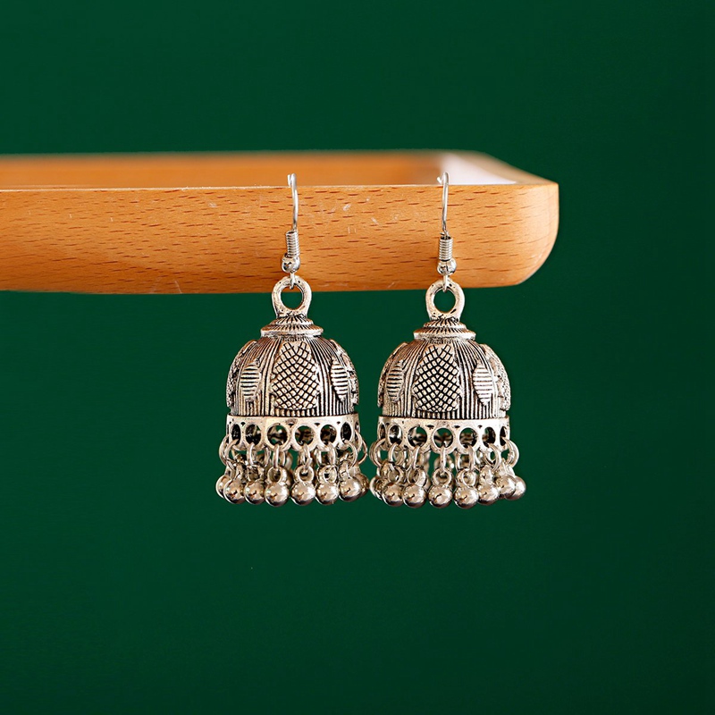 Indian Wedding Supply - Ethnische Retro Silber Farbe Blume Legierung