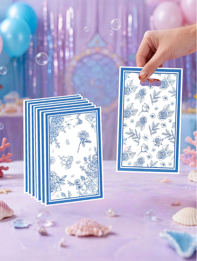 Wedding Party Supply Store - 20 Stück/40 Stück Party-Geschenktüten, blau und