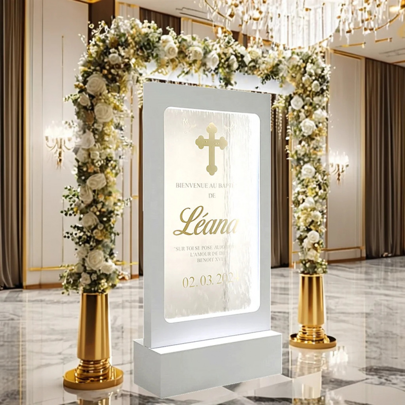 Maßgefertigter Glas-Wasserfall – Wedding Fountain Bewertung und Preis