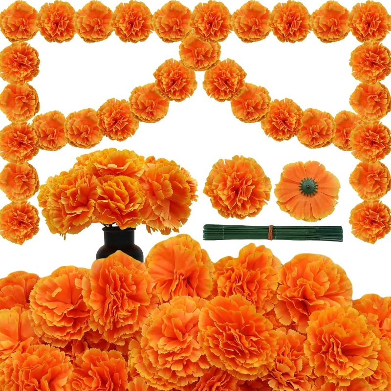 10-30 Stück Seiden-Nelken-Ring – Indian Wedding Decor Supply Bewertung und Preis