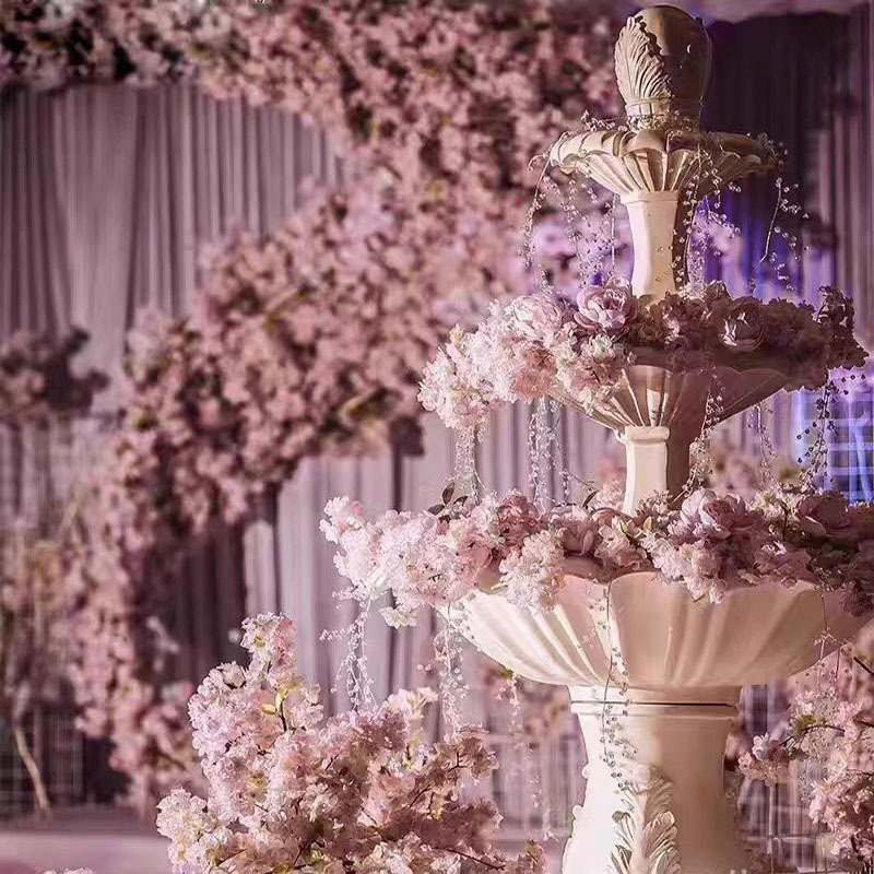 2 Meter dünner Glasfaserbrunne – Wedding Fountain Bewertung und Preis