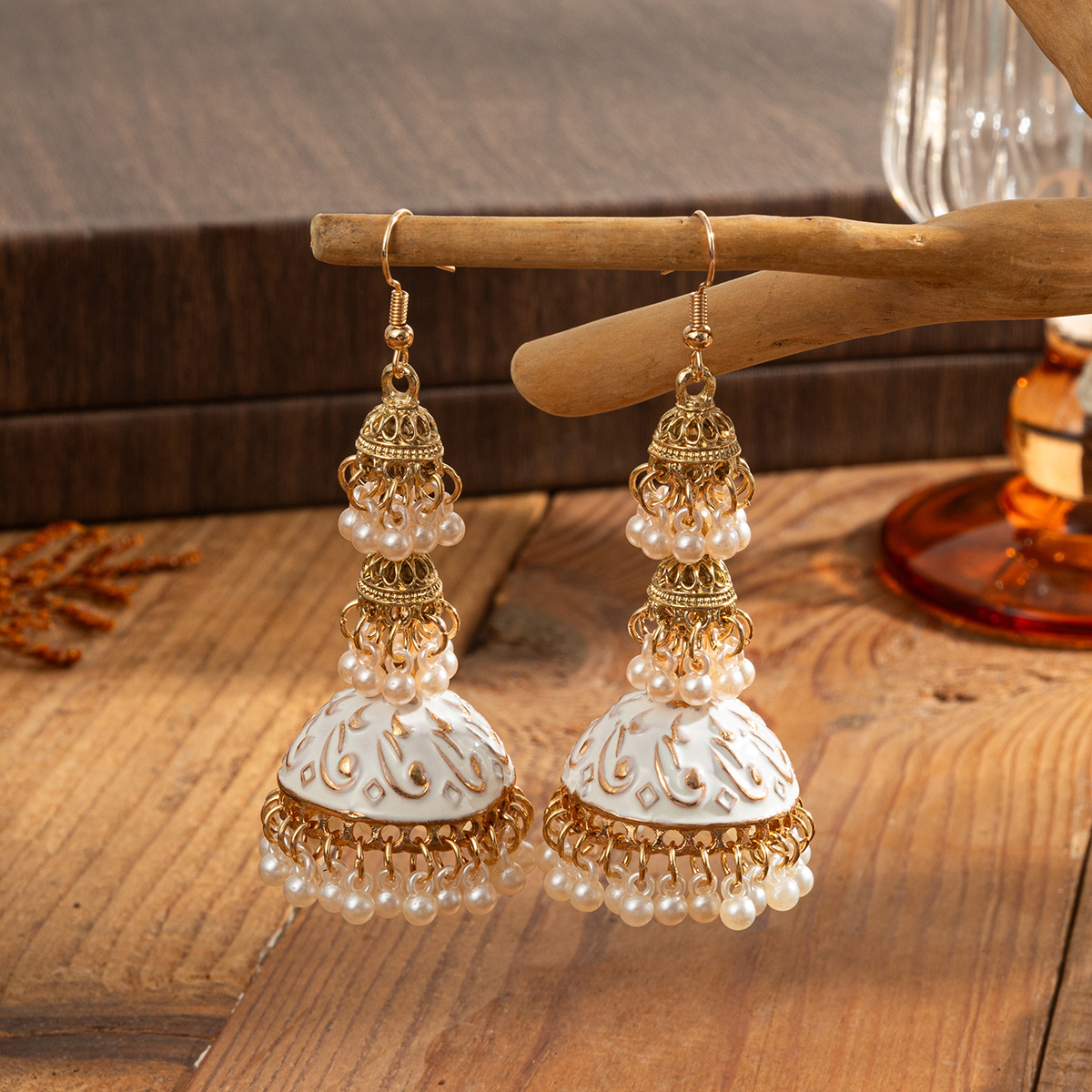 Retro ethnische Goldfarbe Jhum – Indian Wedding Supply Bewertung und Preis