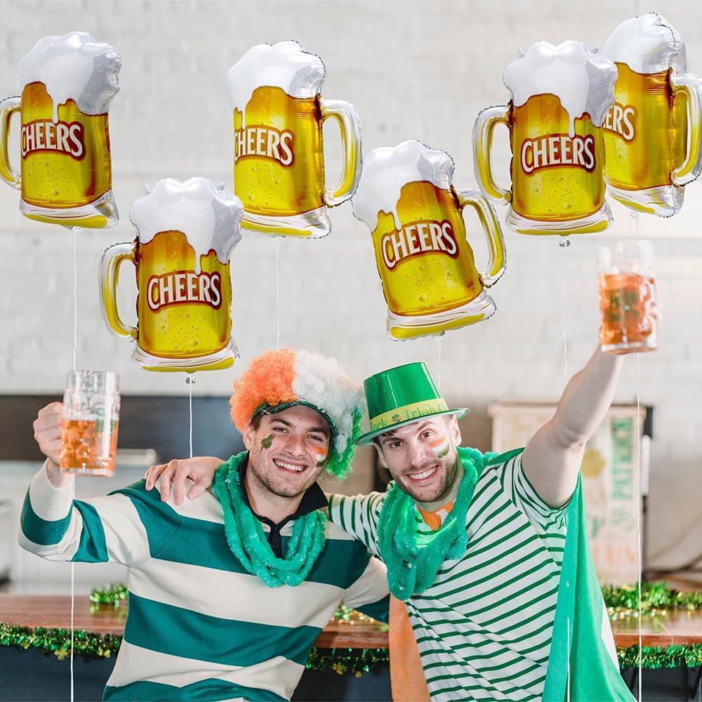 6 Stück Prost Bierkrug Luftbal – Wedding Alcohol Supply Bewertung und Preis