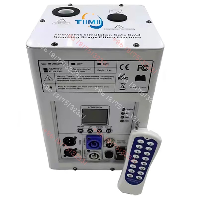 750W Ti-Pulver Kaltfunkeneffek – Wedding Fountain Bewertung und Preis