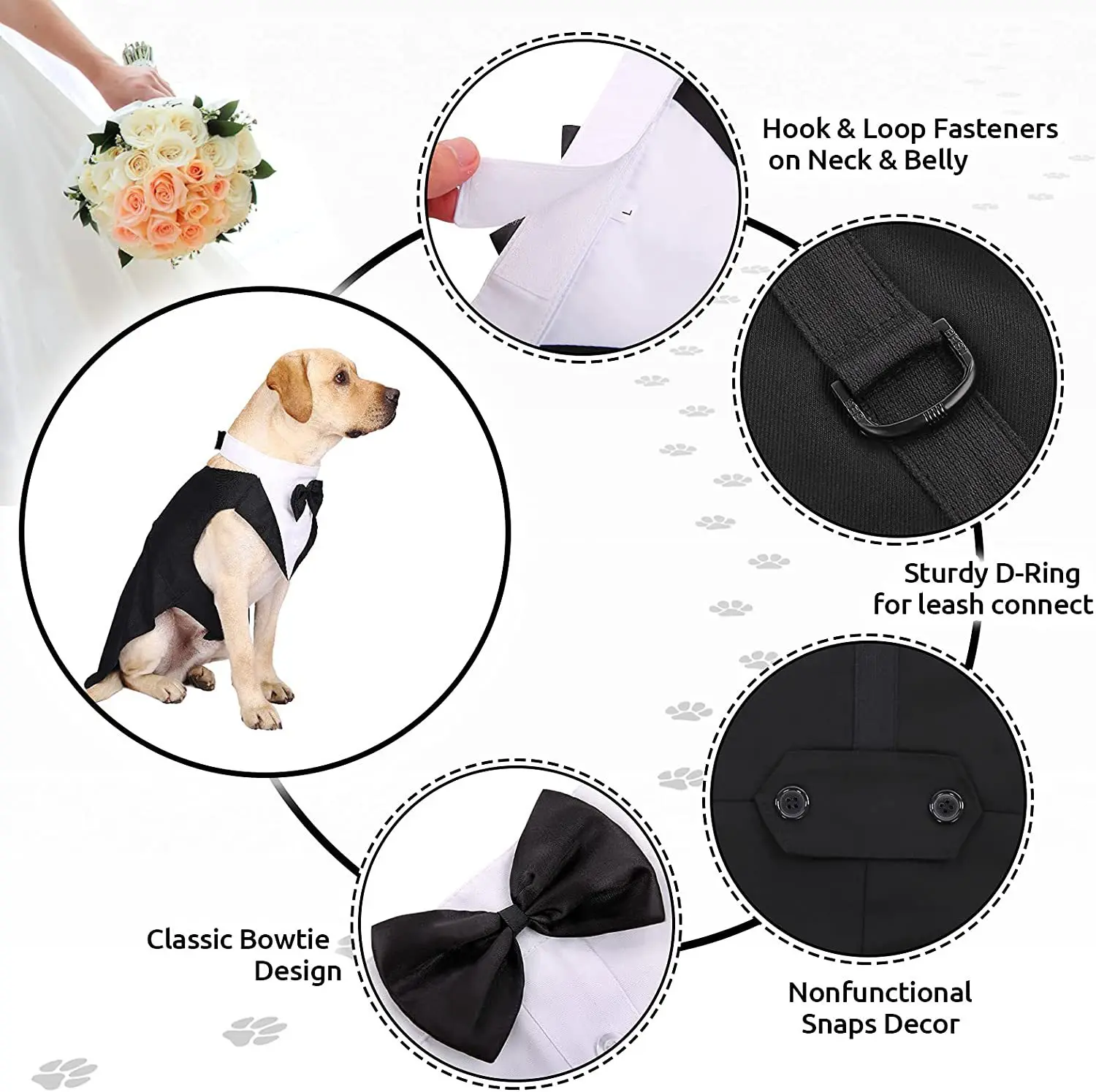 Hundekleidung: Modischer Party – Suit Supply Wedding Party Bewertung und Preis